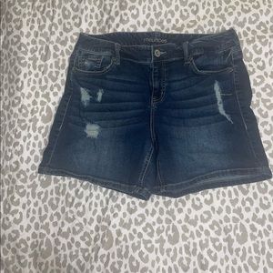 Maurices denim shorts 5 in length